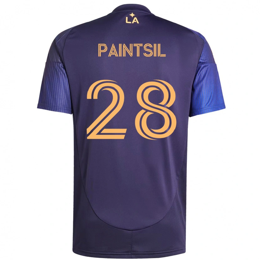 Danxen Kobiety Joseph Paintsil #28 Biały Żółty Wyjazdowa Koszulka 2025/26 Koszulki Klubowe