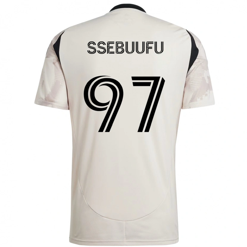 Danxen Kobiety Frank Ssebuufu #97 Czerwony Czarny Wyjazdowa Koszulka 2025/26 Koszulki Klubowe