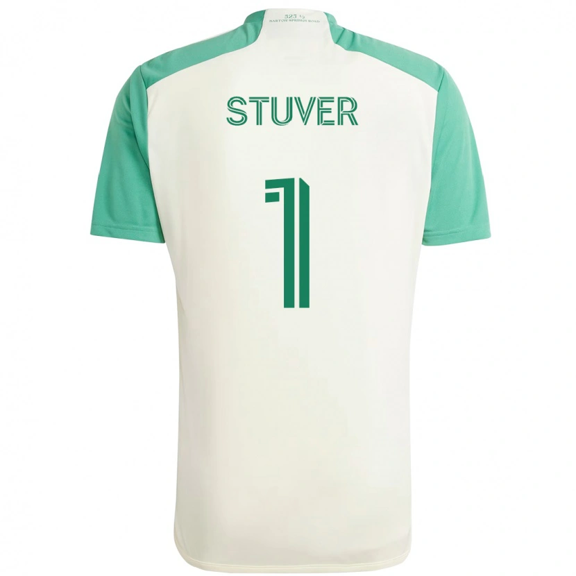 Danxen Kobiety Brad Stuver #1 Zielony Czarny Wyjazdowa Koszulka 2025/26 Koszulki Klubowe