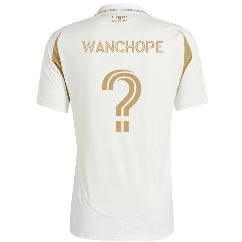 Danxen Kobiety Matías Wanchope #0 Czarny Brązowy Wyjazdowa Koszulka 2025/26 Koszulki Klubowe