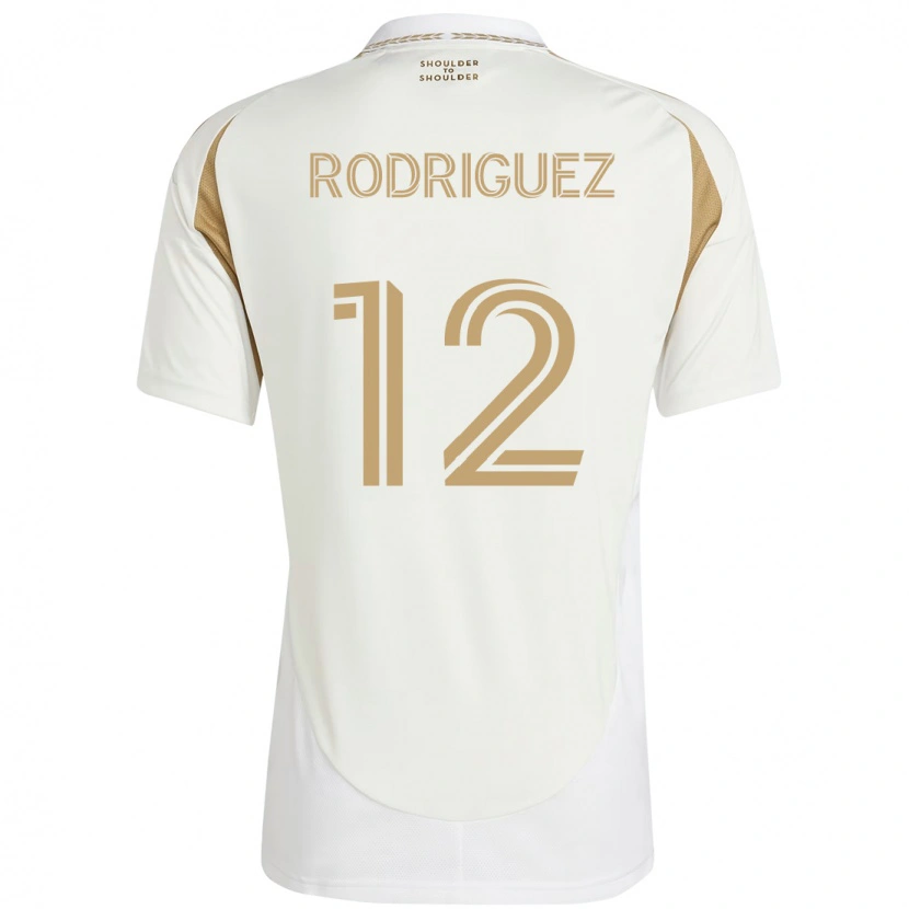 Danxen Kobiety Jeremi Rodriguez #12 Czarny Brązowy Wyjazdowa Koszulka 2025/26 Koszulki Klubowe