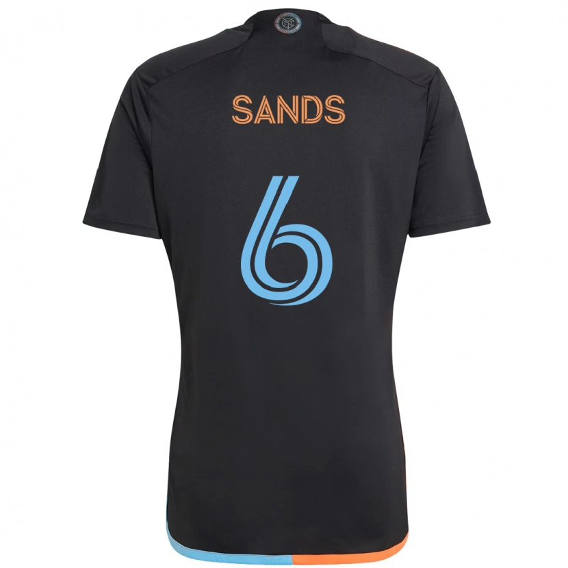 Danxen Kobiety James Sands #6 Jasnoniebieski Wyjazdowa Koszulka 2025/26 Koszulki Klubowe