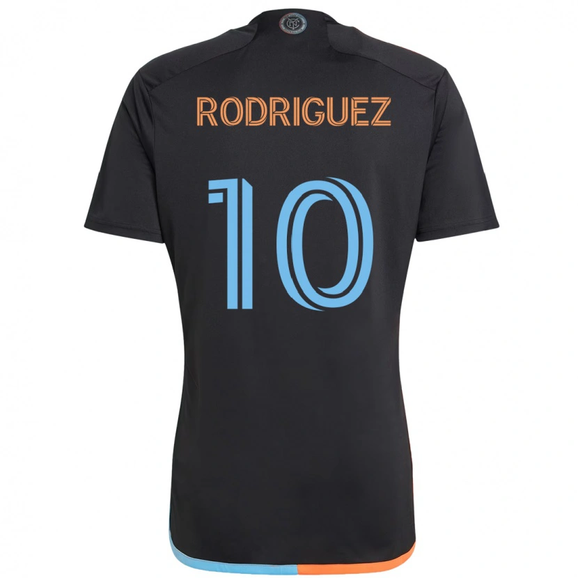 Danxen Kobiety Santiago Rodríguez #10 Jasnoniebieski Wyjazdowa Koszulka 2025/26 Koszulki Klubowe