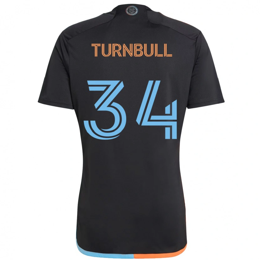 Danxen Kobiety Stephen Turnbull #34 Jasnoniebieski Wyjazdowa Koszulka 2025/26 Koszulki Klubowe