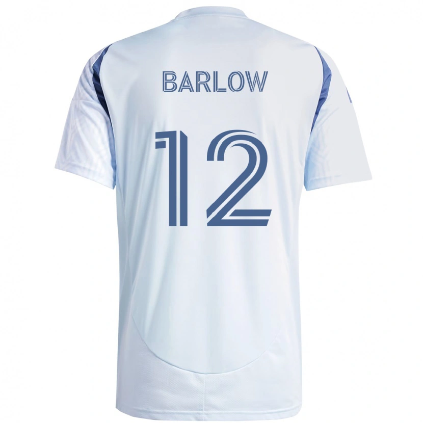 Danxen Kobiety Tom Barlow #12 Czerwony Biały Wyjazdowa Koszulka 2025/26 Koszulki Klubowe