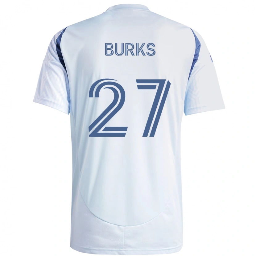 Danxen Kobiety Kendall Burks #27 Czerwony Biały Wyjazdowa Koszulka 2025/26 Koszulki Klubowe