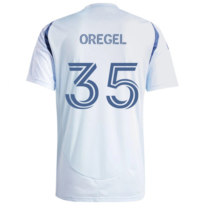 Danxen Kobiety Sergio Oregel #35 Czerwony Biały Wyjazdowa Koszulka 2025/26 Koszulki Klubowe