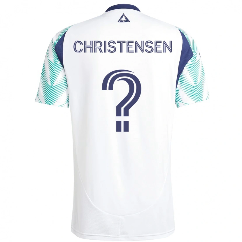 Danxen Kobiety Kevin Christensen #0 Niebieski Czerwony Wyjazdowa Koszulka 2025/26 Koszulki Klubowe