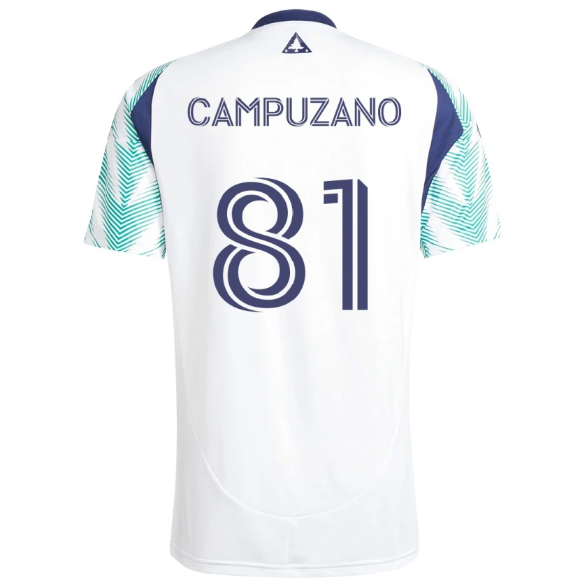 Danxen Kobiety Nico Campuzano #81 Niebieski Czerwony Wyjazdowa Koszulka 2025/26 Koszulki Klubowe