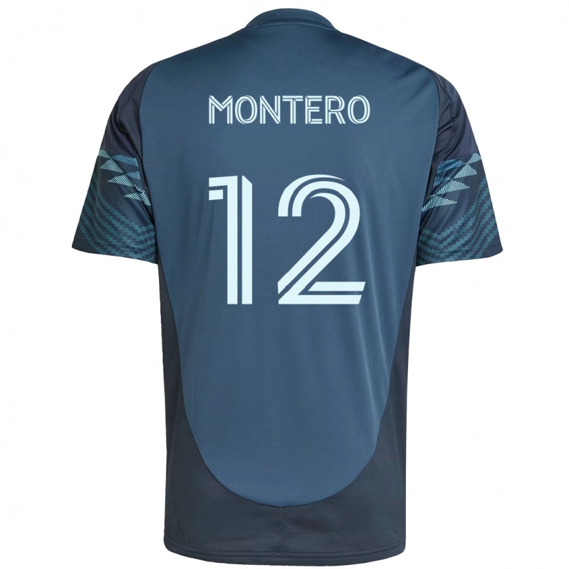 Danxen Kobiety Fredy Montero #12 Zielony Biały Wyjazdowa Koszulka 2025/26 Koszulki Klubowe