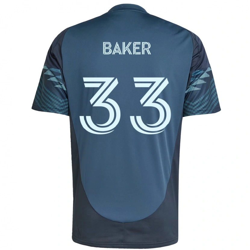 Danxen Kobiety Cody Baker #33 Zielony Biały Wyjazdowa Koszulka 2025/26 Koszulki Klubowe