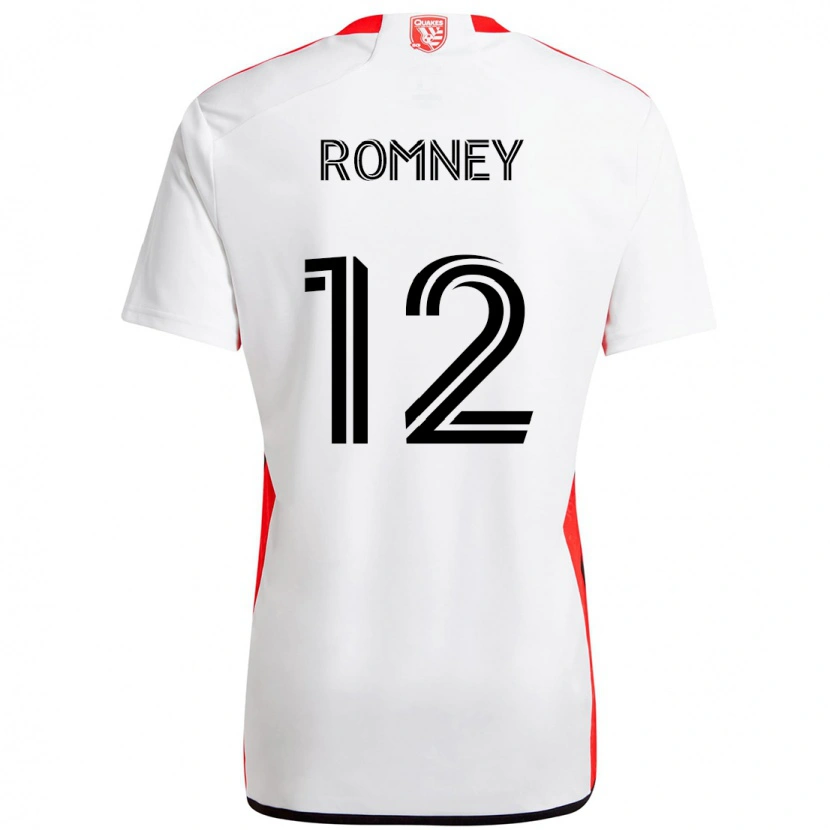Danxen Kobiety Dave Romney #12 Czarny Ciemnoniebieski Wyjazdowa Koszulka 2025/26 Koszulki Klubowe