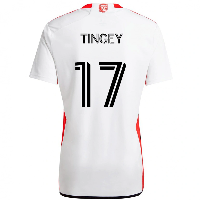 Danxen Kobiety Keegan Tingey #17 Czarny Ciemnoniebieski Wyjazdowa Koszulka 2025/26 Koszulki Klubowe