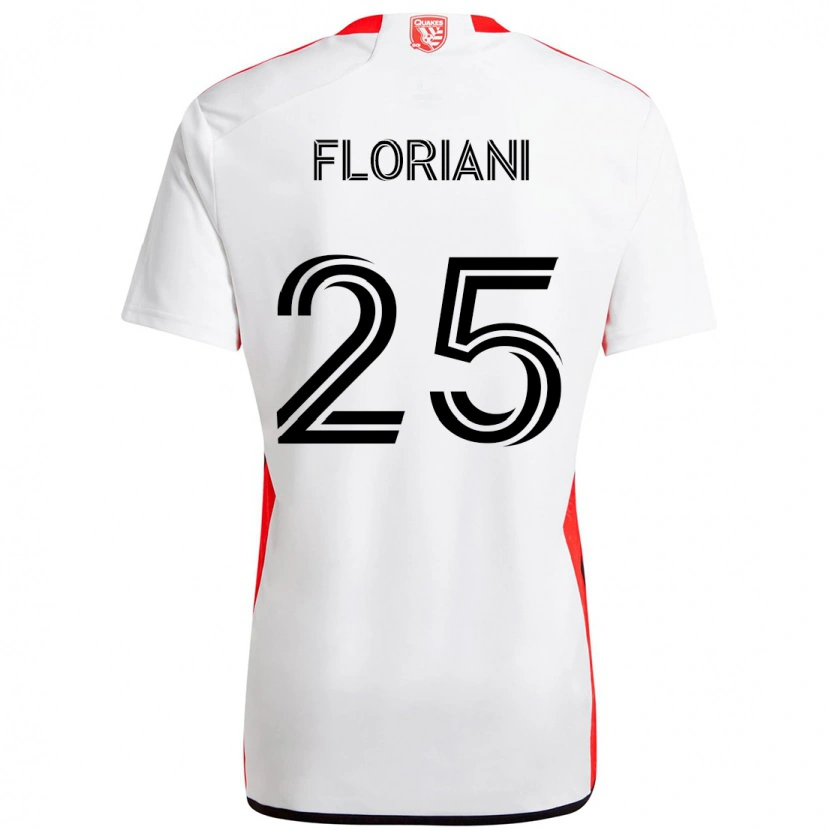 Danxen Kobiety Max Floriani #25 Czarny Ciemnoniebieski Wyjazdowa Koszulka 2025/26 Koszulki Klubowe