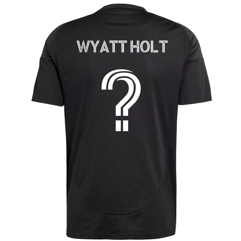 Danxen Kobiety Wyatt Holt #0 Czarny Biały Wyjazdowa Koszulka 2025/26 Koszulki Klubowe