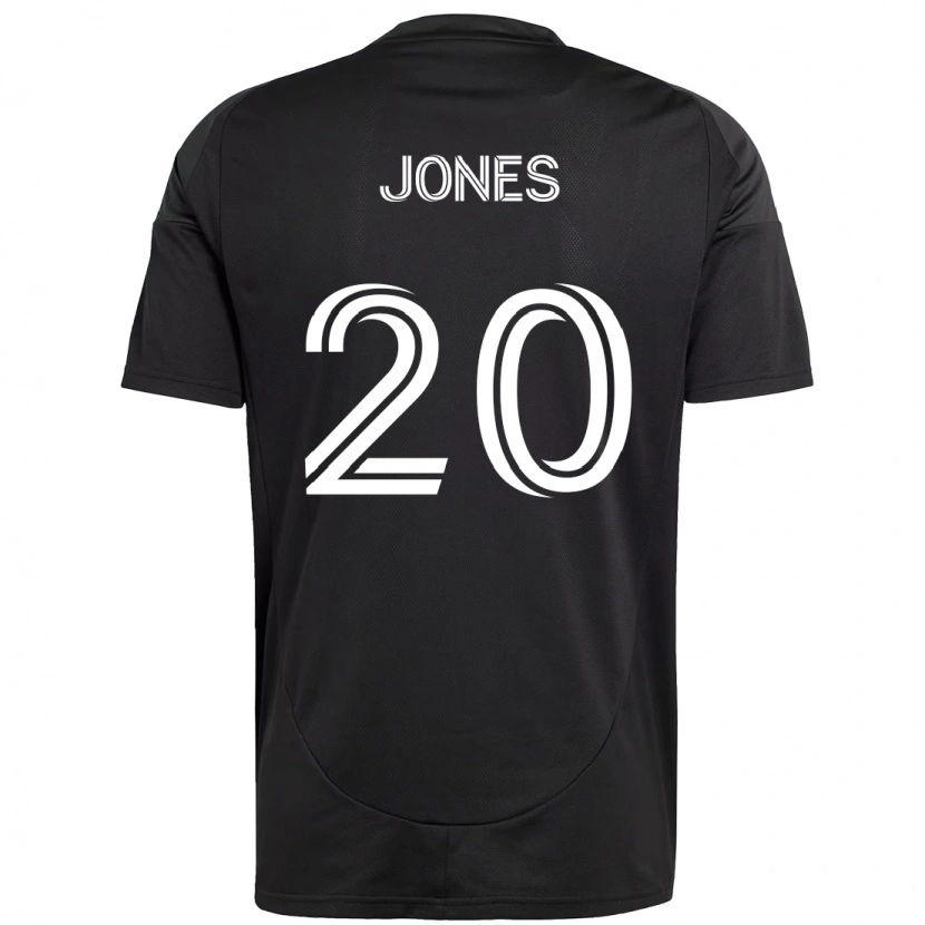 Danxen Kobiety Derrick Jones #20 Czarny Biały Wyjazdowa Koszulka 2025/26 Koszulki Klubowe
