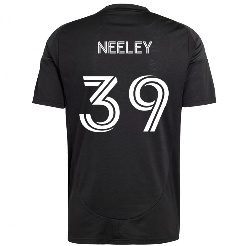 Danxen Kobiety Jack Neeley #39 Czarny Biały Wyjazdowa Koszulka 2025/26 Koszulki Klubowe