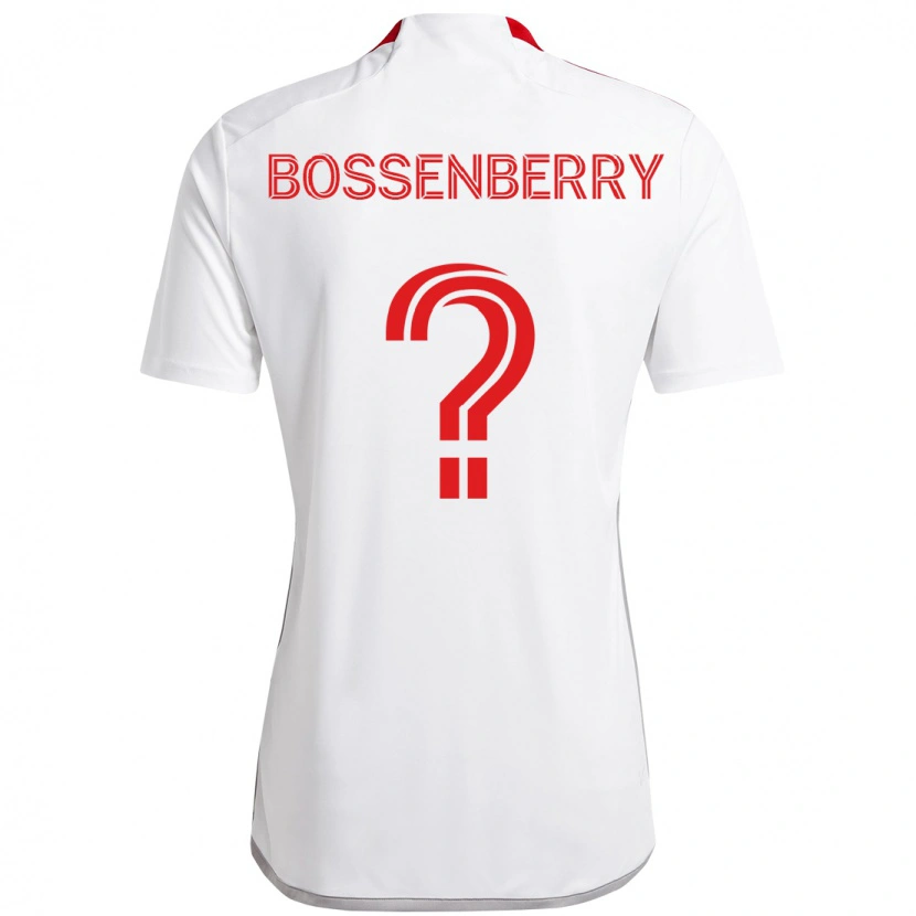 Danxen Kobiety Antone Bossenberry #0 Czerwony Biały Wyjazdowa Koszulka 2025/26 Koszulki Klubowe