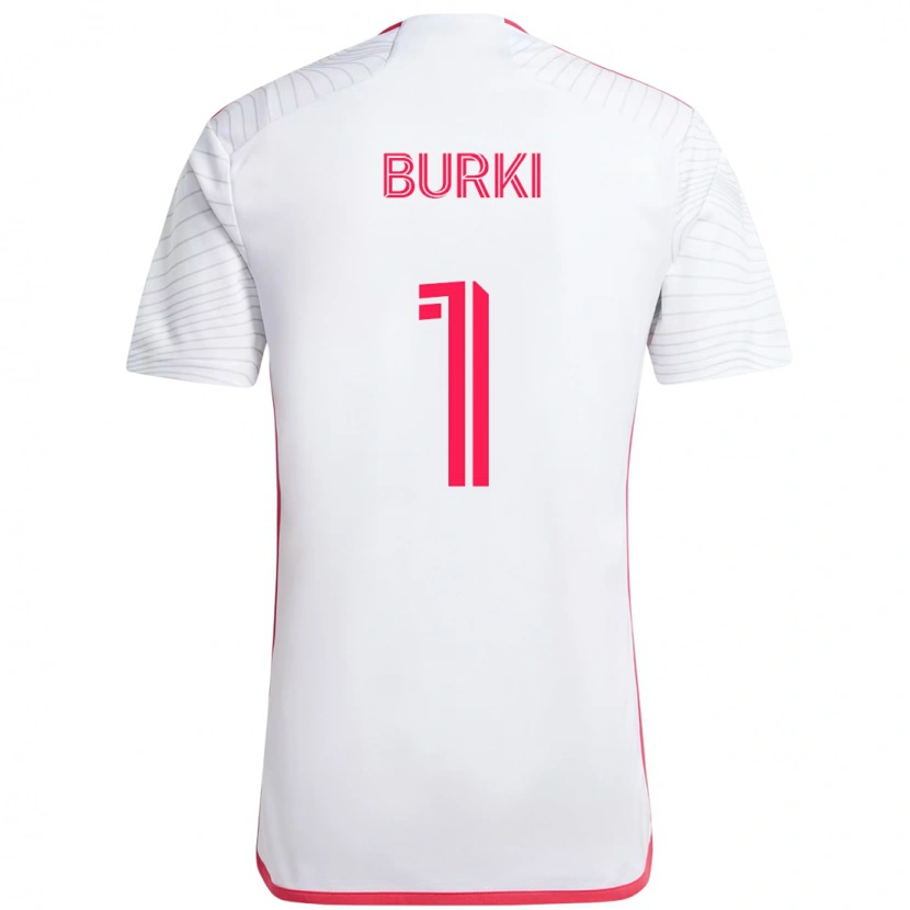 Danxen Kobiety Roman Bürki #1 Biały Magenta Wyjazdowa Koszulka 2025/26 Koszulki Klubowe