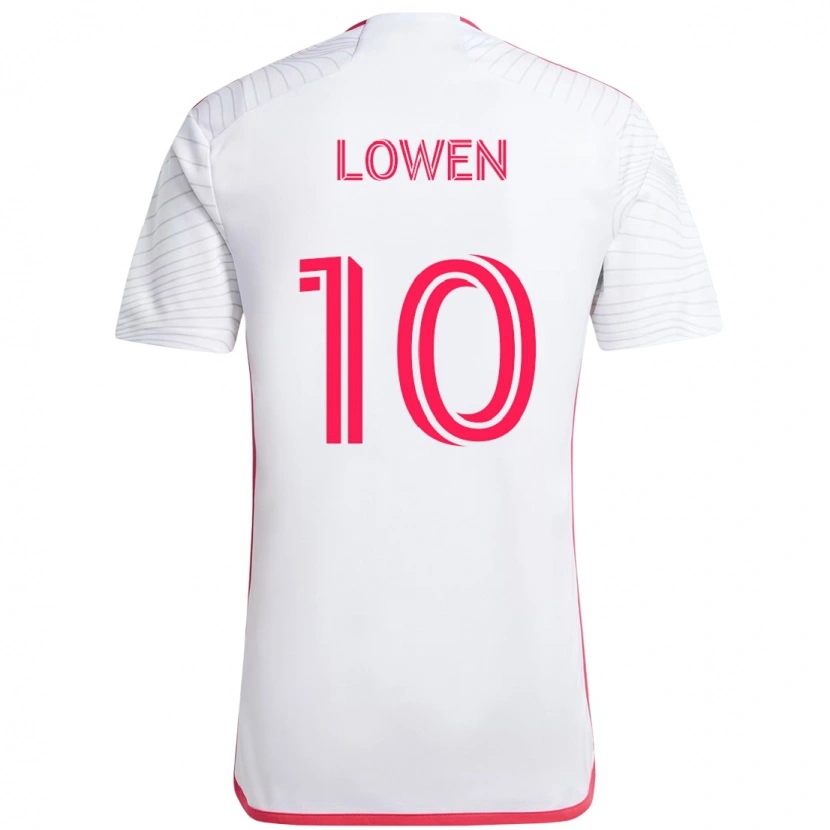 Danxen Kobiety Eduard Löwen #10 Biały Magenta Wyjazdowa Koszulka 2025/26 Koszulki Klubowe