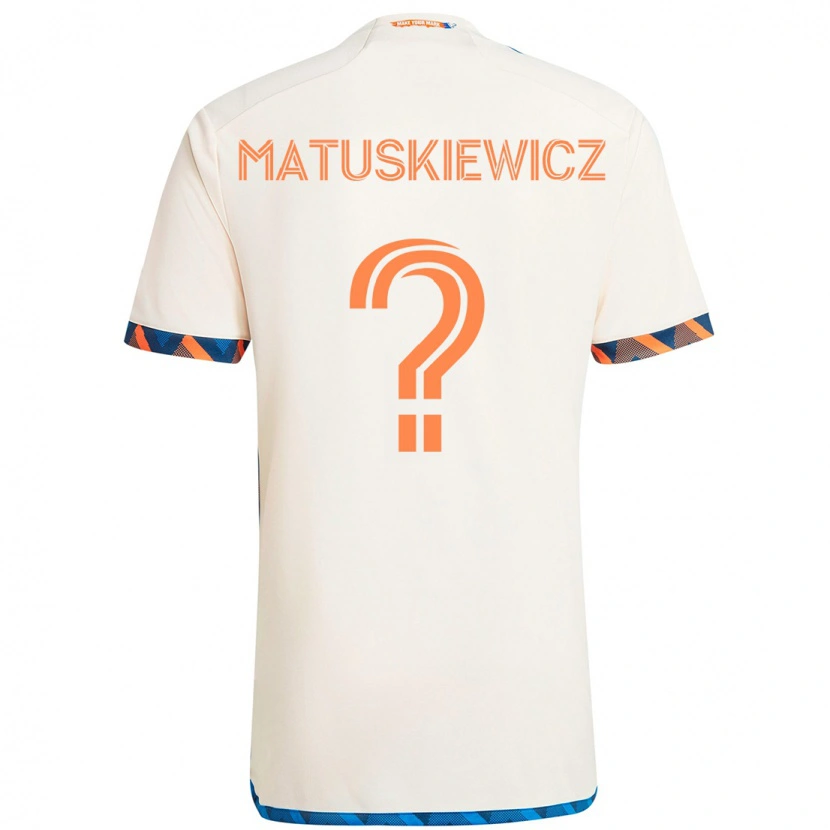 Danxen Kobiety Lincoln Matuskiewicz #0 Ciemnoniebieski Pomarańczowy Wyjazdowa Koszulka 2025/26 Koszulki Klubowe