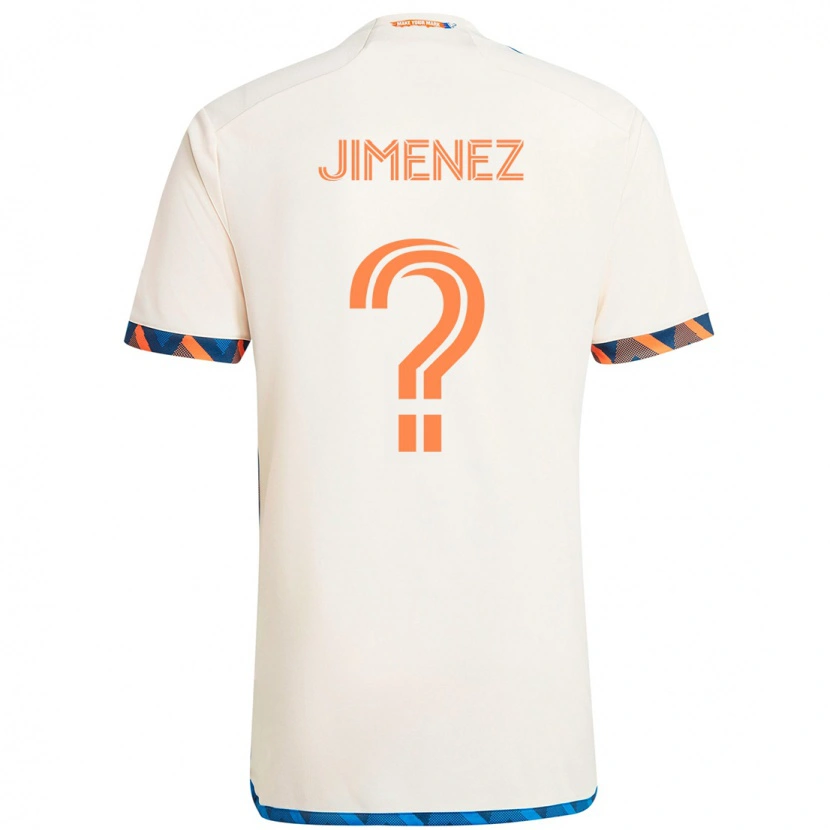 Danxen Kobiety Joshua Jimenez #0 Ciemnoniebieski Pomarańczowy Wyjazdowa Koszulka 2025/26 Koszulki Klubowe