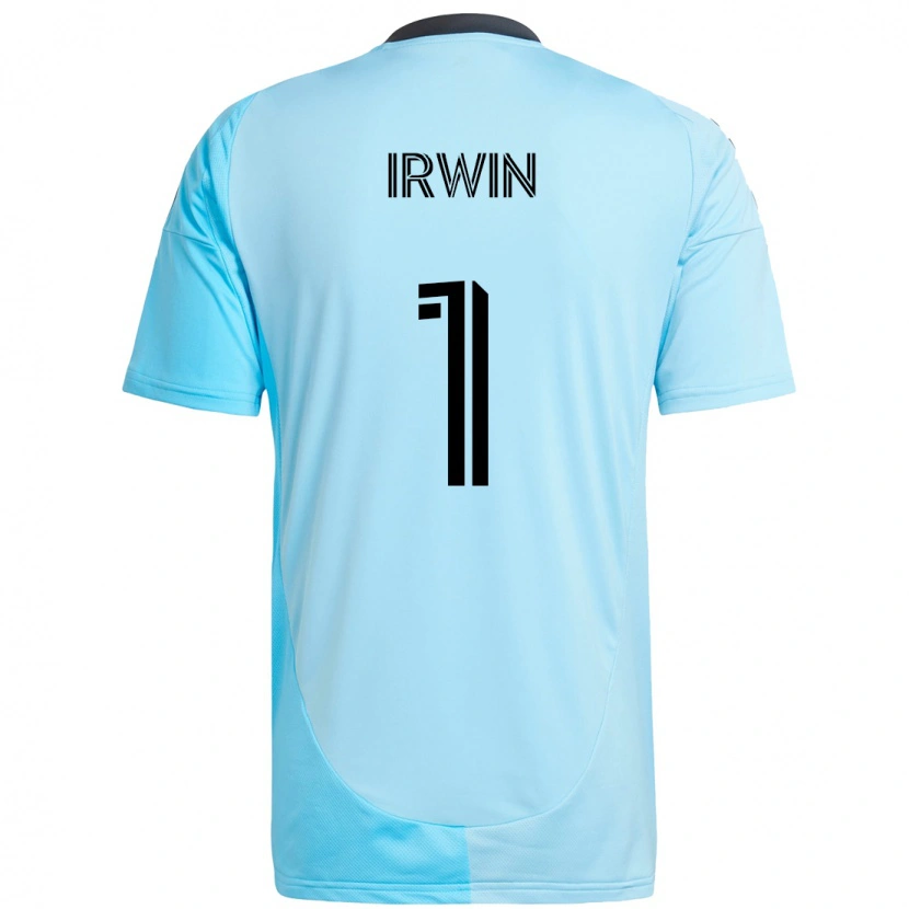 Danxen Kobiety Clint Irwin #1 Czarny Niebieski Wyjazdowa Koszulka 2025/26 Koszulki Klubowe