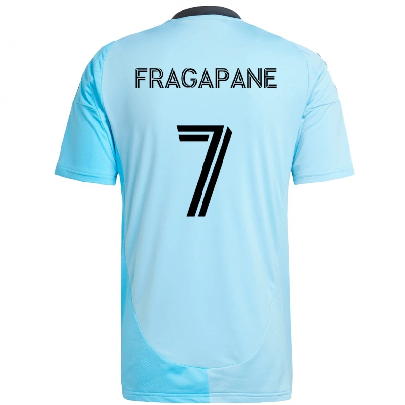 Danxen Kobiety Franco Fragapane #7 Czarny Niebieski Wyjazdowa Koszulka 2025/26 Koszulki Klubowe