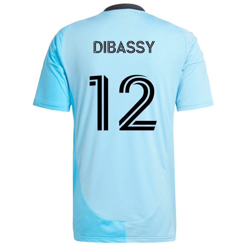 Danxen Kobiety Bakaye Dibassy #12 Czarny Niebieski Wyjazdowa Koszulka 2025/26 Koszulki Klubowe