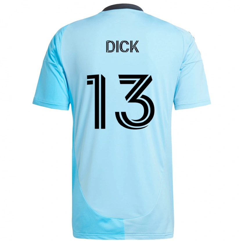 Danxen Kobiety Eric Dick #13 Czarny Niebieski Wyjazdowa Koszulka 2025/26 Koszulki Klubowe