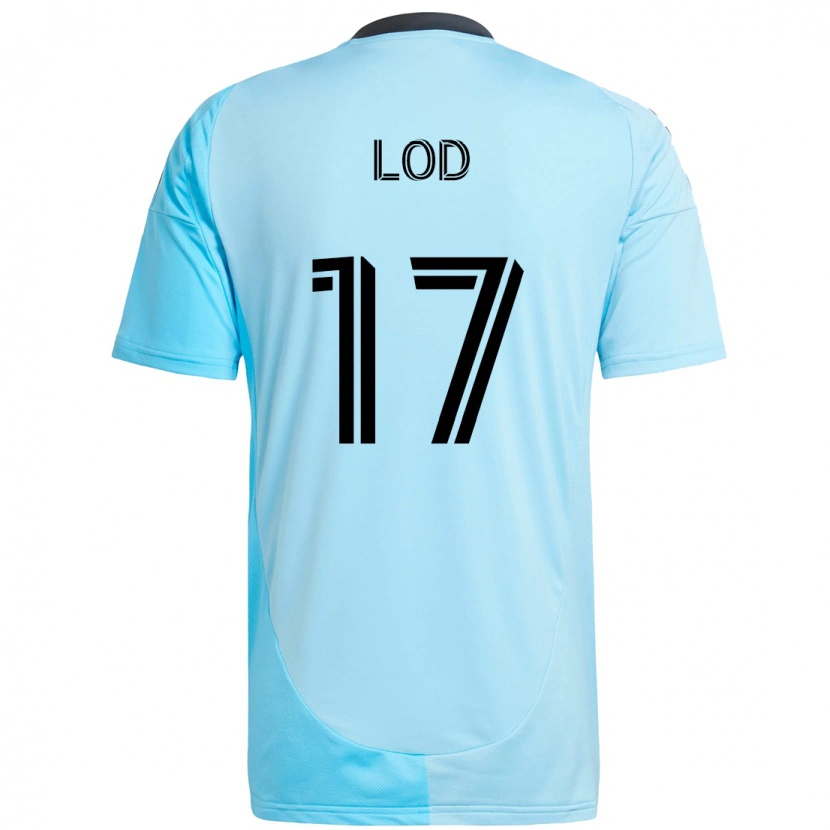 Danxen Kobiety Robin Lod #17 Czarny Niebieski Wyjazdowa Koszulka 2025/26 Koszulki Klubowe
