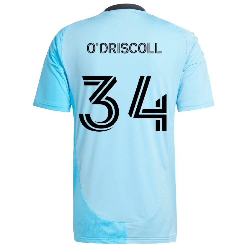 Danxen Kobiety Rory O'driscoll #34 Czarny Niebieski Wyjazdowa Koszulka 2025/26 Koszulki Klubowe