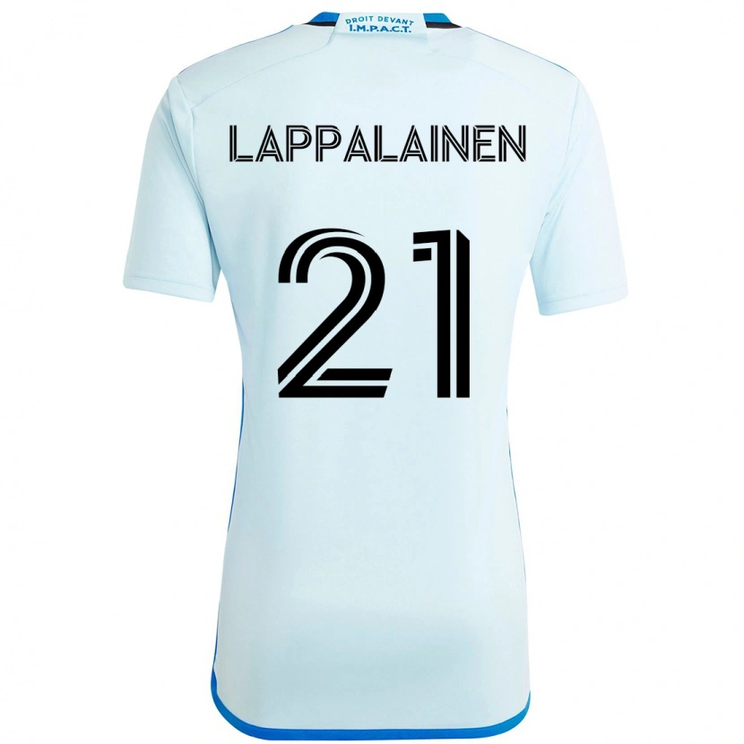 Danxen Kobiety Lassi Lappalainen #21 Ciemnoniebieski Czarny Wyjazdowa Koszulka 2025/26 Koszulki Klubowe