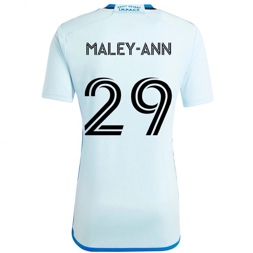 Danxen Kobiety Caron Maley-Ann #29 Ciemnoniebieski Czarny Wyjazdowa Koszulka 2025/26 Koszulki Klubowe