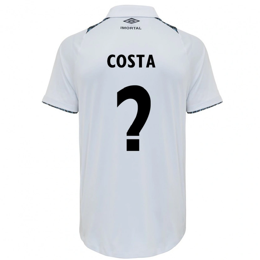 Danxen Kobiety Wesley Costa #0 Niebieski Czarny Biały Wyjazdowa Koszulka 2025/26 Koszulki Klubowe