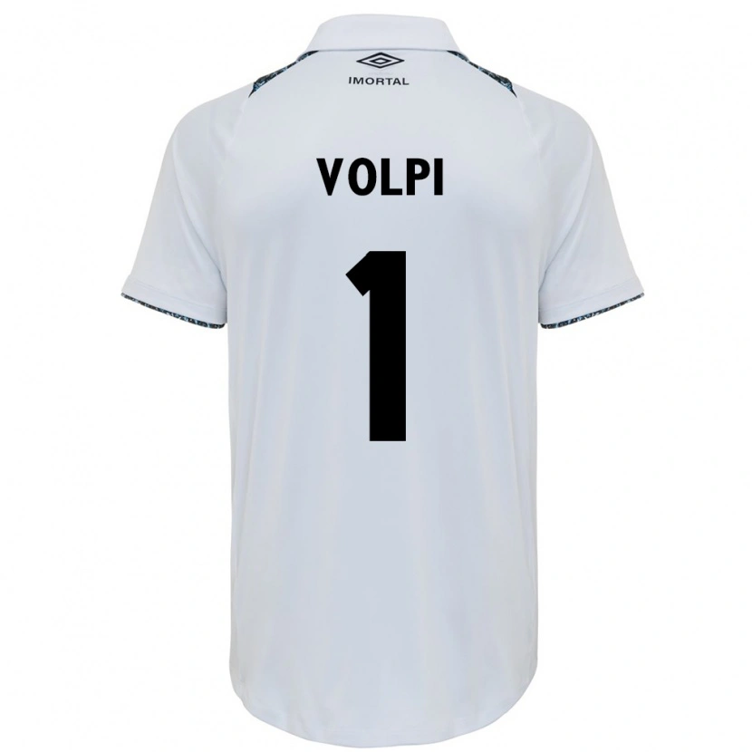 Danxen Kobiety Tiago Volpi #1 Niebieski Czarny Biały Wyjazdowa Koszulka 2025/26 Koszulki Klubowe