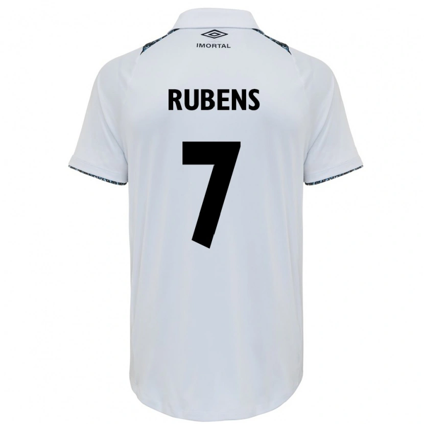 Danxen Kobiety Rubens #7 Niebieski Czarny Biały Wyjazdowa Koszulka 2025/26 Koszulki Klubowe
