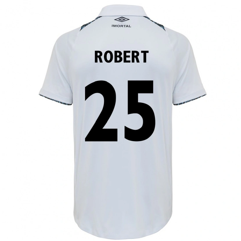 Danxen Kobiety Jhonata Robert #25 Niebieski Czarny Biały Wyjazdowa Koszulka 2025/26 Koszulki Klubowe