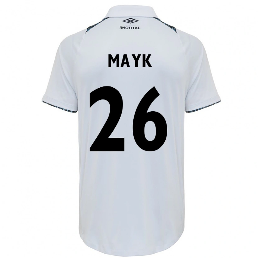 Danxen Kobiety Mayk #26 Niebieski Czarny Biały Wyjazdowa Koszulka 2025/26 Koszulki Klubowe