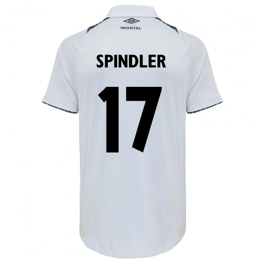 Danxen Kobiety Luana Spindler #17 Niebieski Czarny Biały Wyjazdowa Koszulka 2025/26 Koszulki Klubowe