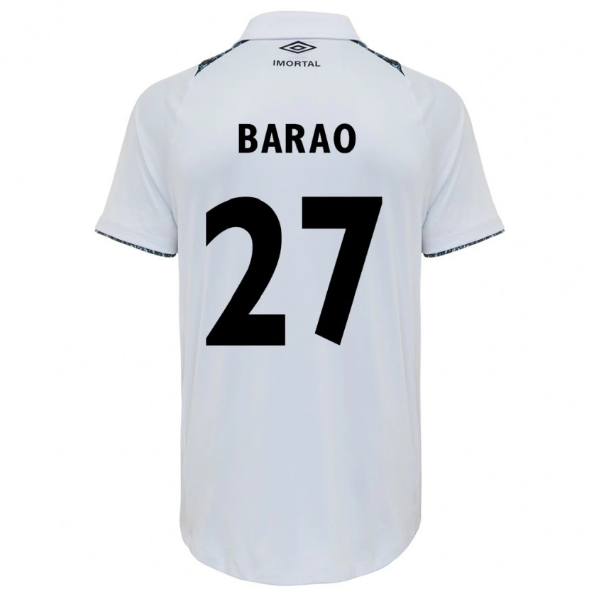 Danxen Kobiety Dani Barão #27 Niebieski Czarny Biały Wyjazdowa Koszulka 2025/26 Koszulki Klubowe
