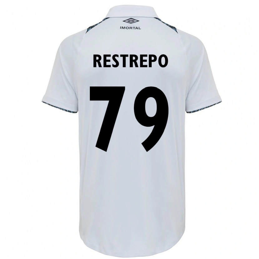 Danxen Kobiety Kelly Restrepo #79 Niebieski Czarny Biały Wyjazdowa Koszulka 2025/26 Koszulki Klubowe