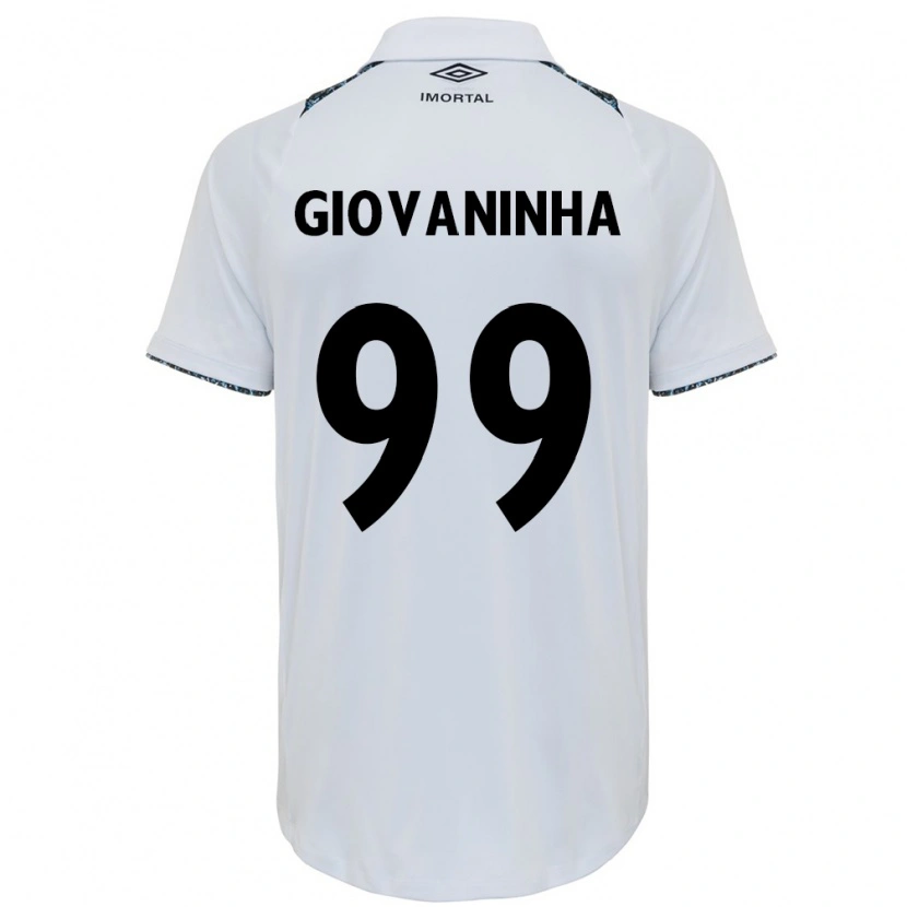 Danxen Kobiety Giovaninha #99 Niebieski Czarny Biały Wyjazdowa Koszulka 2025/26 Koszulki Klubowe