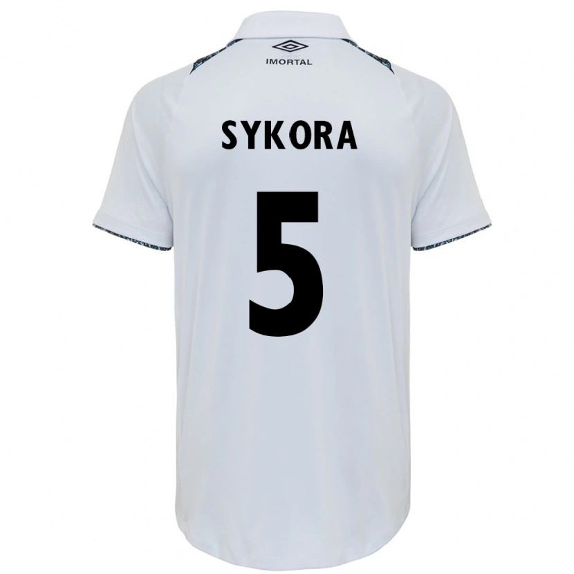 Danxen Kobiety Stacy Denise Sykora #5 Niebieski Czarny Biały Wyjazdowa Koszulka 2025/26 Koszulki Klubowe