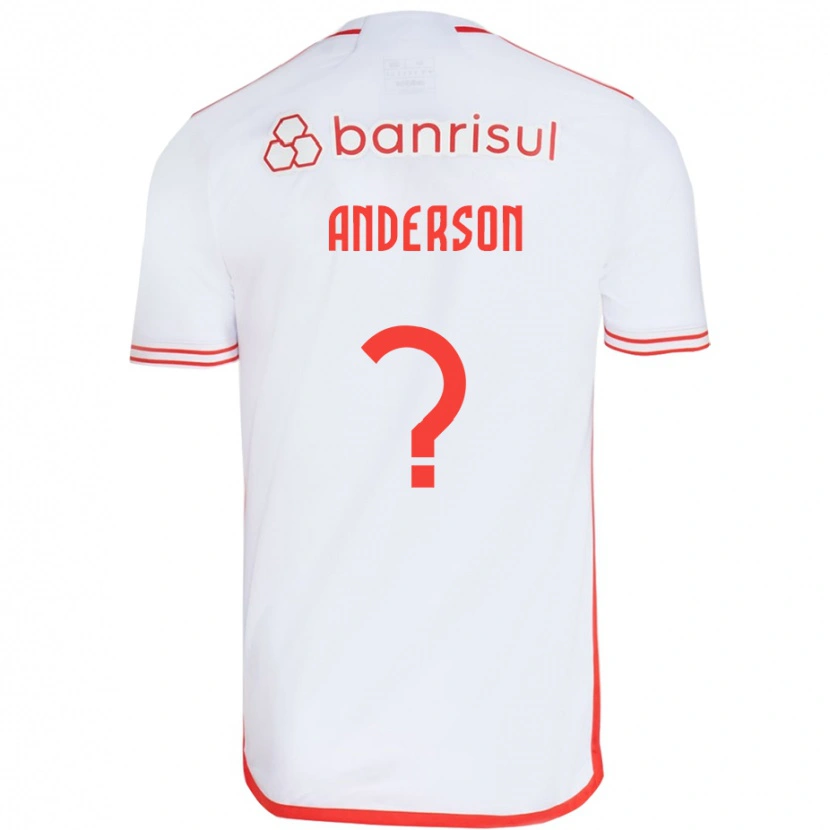 Danxen Kobiety Anderson #0 Biały Czerwony Wyjazdowa Koszulka 2025/26 Koszulki Klubowe