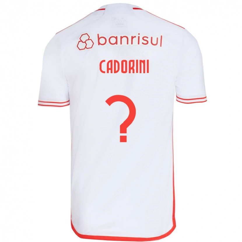 Danxen Kobiety Matheus Cadorini #0 Biały Czerwony Wyjazdowa Koszulka 2025/26 Koszulki Klubowe