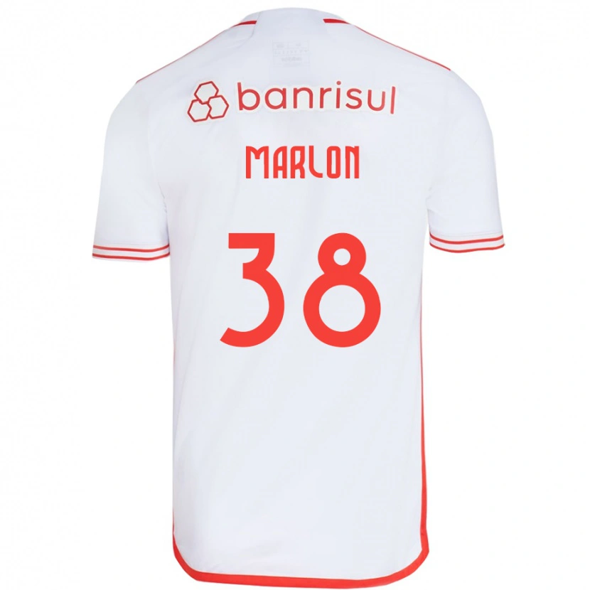 Danxen Kobiety Marlon #38 Czerwony Biały Wyjazdowa Koszulka 2025/26 Koszulki Klubowe