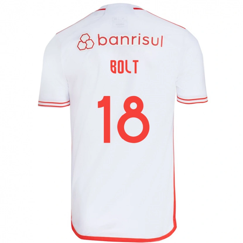 Danxen Kobiety Tamara Bolt #18 Biały Czerwony Wyjazdowa Koszulka 2025/26 Koszulki Klubowe