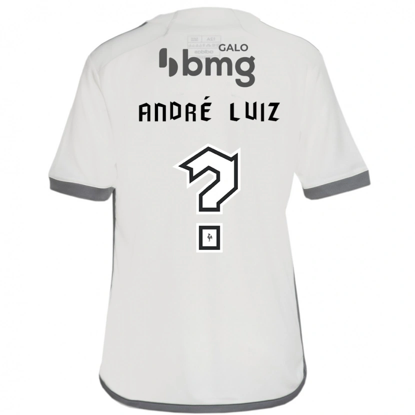Danxen Kobiety André Luiz #0 Biały Czarny Wyjazdowa Koszulka 2025/26 Koszulki Klubowe