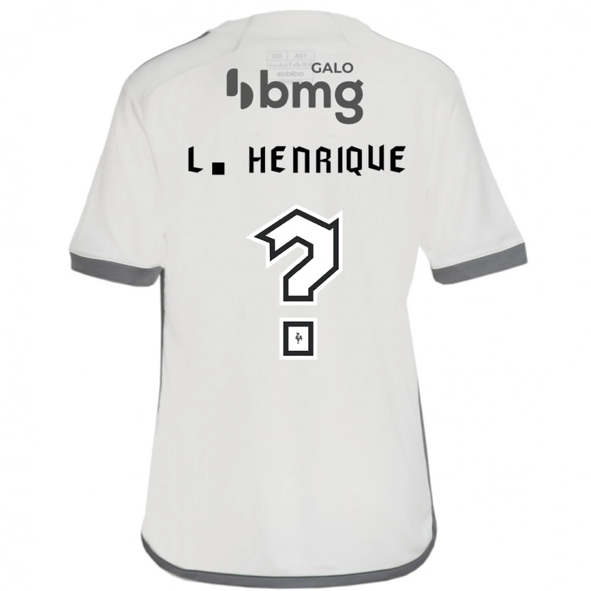 Danxen Kobiety Luiz Henrique #0 Biały Czarny Wyjazdowa Koszulka 2025/26 Koszulki Klubowe
